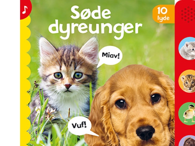 Søde Dyreunger (Med 10 Lyde) |