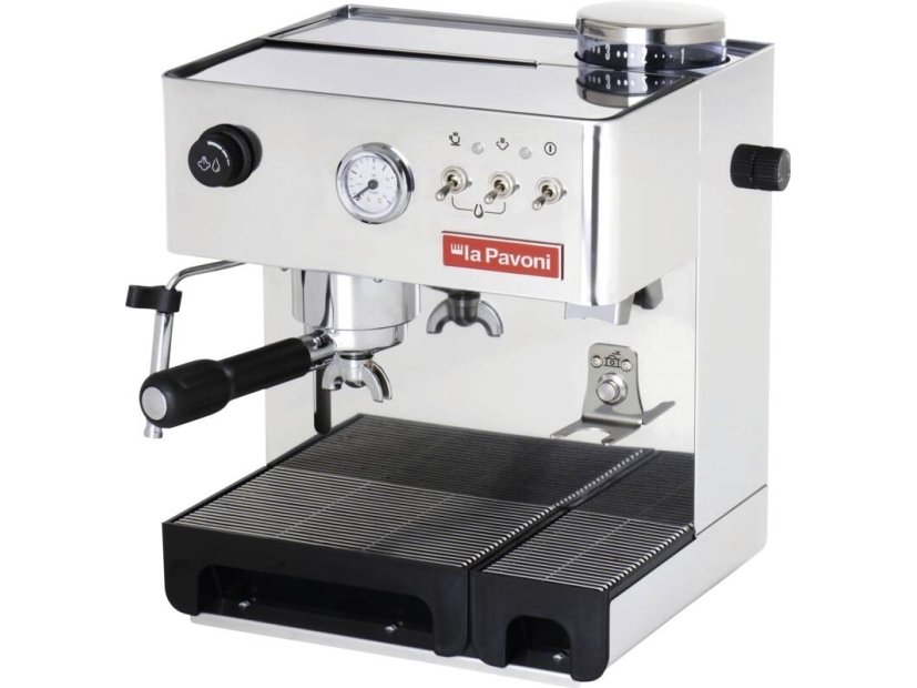 la Pavoni New Domus Bar, Espressomaskine, 2,7 L, Kaffebønner, Malet kaffe, Indbygget kværn, 950 W, Rustfrit stål