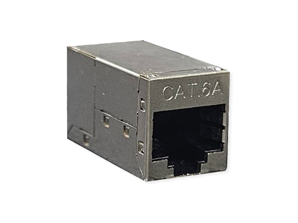 Roline 21.17.3116-10, Rj-45, Sølv, Hunstik, Lige, Metal, Cat6a