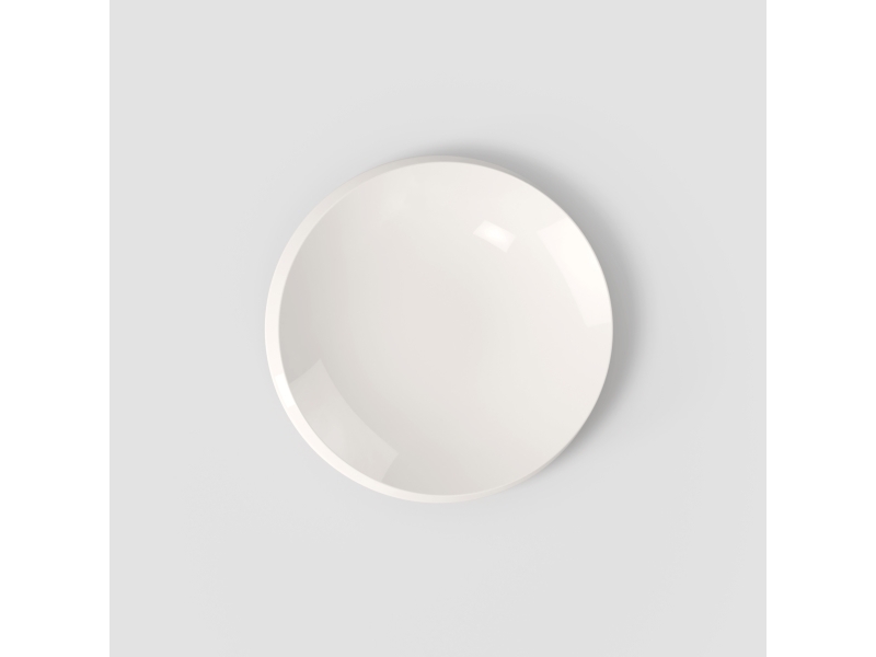 Villeroy & Boch 1042642660, Brød- og smørfat, Rund, Porselen, Hvit, 16,1 cm, 19,1 mm