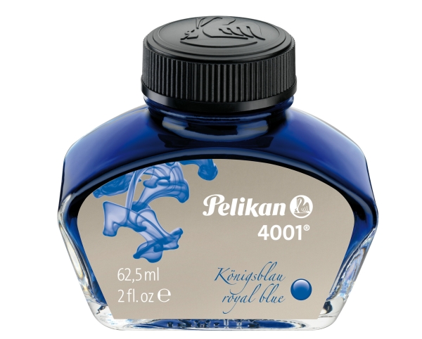 Pelikan Tinte 4001 Königsblau Tintenglas 62,5 Ml, Blau, 62,5 Ml, 1 Stück(E), Königsblau, Blau, Deutschland