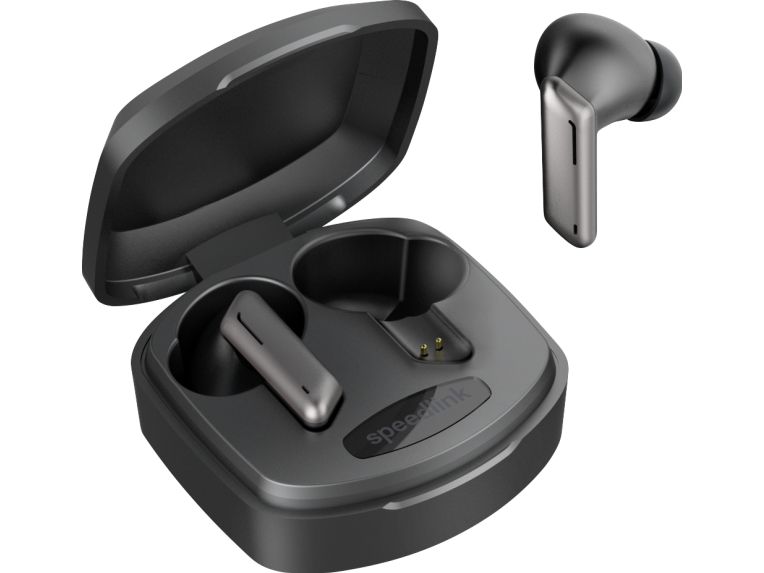 Speedlink Vivas True Wireless In-Ear Hovedtelefoner, Grå In-Ear Hovedtelefoner, Sort