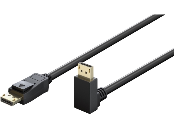Goobay 77058, 3 m, DisplayPort, DisplayPort, Hankoppling, Hankoppling, 7680 x 4320 pixlar | Datortillbehör - Kablar & adaptrar - Videokablar & adaptrar | GameStuff