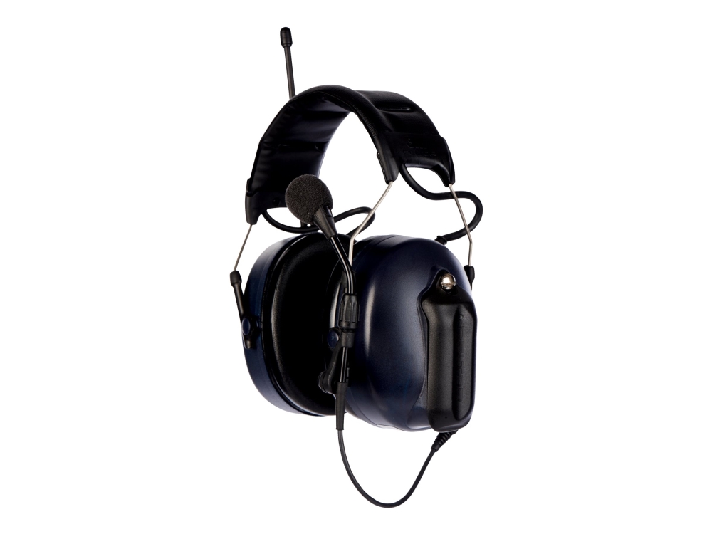 3M Peltor LiteCom MT53H7A4400-EU - Headset med radio - fuld størrelse - trådløs - støjisolerende - sort