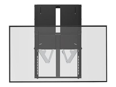 Vivolink Flexilift - Monteringssæt (2 Vægbeslag, Adapterplade) - For Fladt Panel - Stål - Sort - Skærmstørrelse: 65"-86"