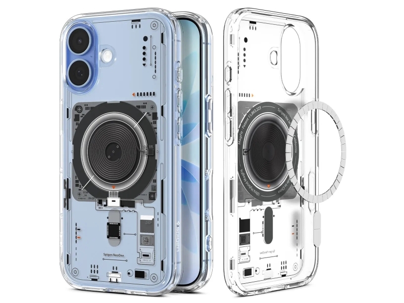 Spigen Ultra Hybrid (MagFit) Neo One, Mobilskal, Apple, iPhone 17, 16 cm (6.3), Svart, Transparent | Tele & GPS - Fast & IP telefoner - IP telefoner | GameStuff