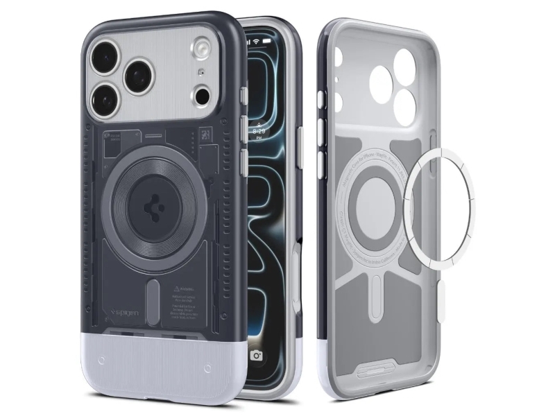Spigen Classic C1 (Magfit), Cover, Apple, Iphone 17 Pro, 16 Cm (6.3"), Graphit
