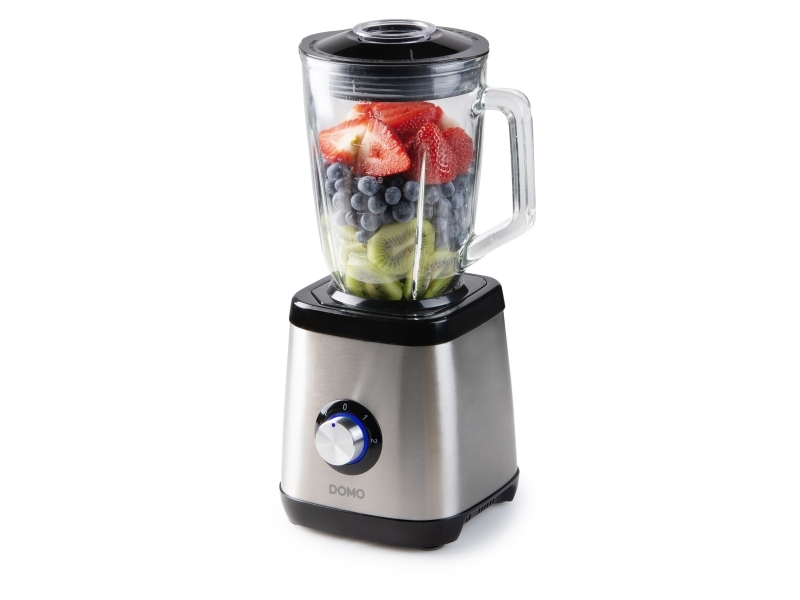 Domo Do1133bl, Blender Til Madlavning, Impulsfunktion, Knusning Af Is, 0,95 M, 1000 W, Rustfrit Stål
