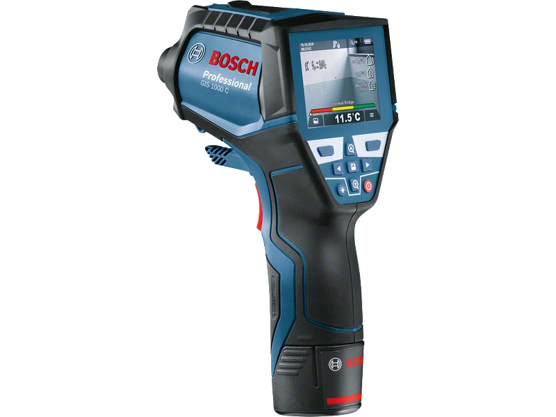 Bosch GIS 1000 C, -40 - 1000 ° C, 1 ° C, Klass II, 0,1 m, Svart, Blå, Plast | Foto och video - Videoövervakning - Övervakningsutrustning | GameStuff