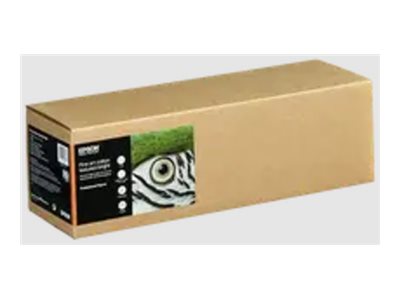 Epson Fine Art Bright II - Bomuld - tekstureret mat - 515 my - naturhvid - Rulle (43,2 cm x 15 m) - 300 g/m² - 1 rulle(r) boks - kludepapir