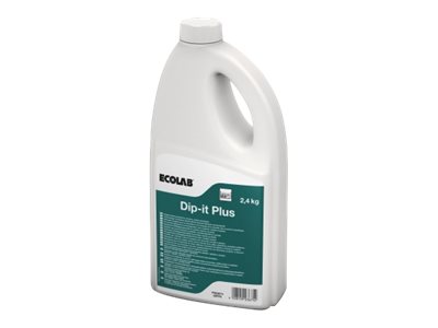 Ecolab Dip-It Plus - Vaskemiddel - Pulver - Flaske - 2.4 Kg - Professionel - Koncentreret (Pakke Med 6)