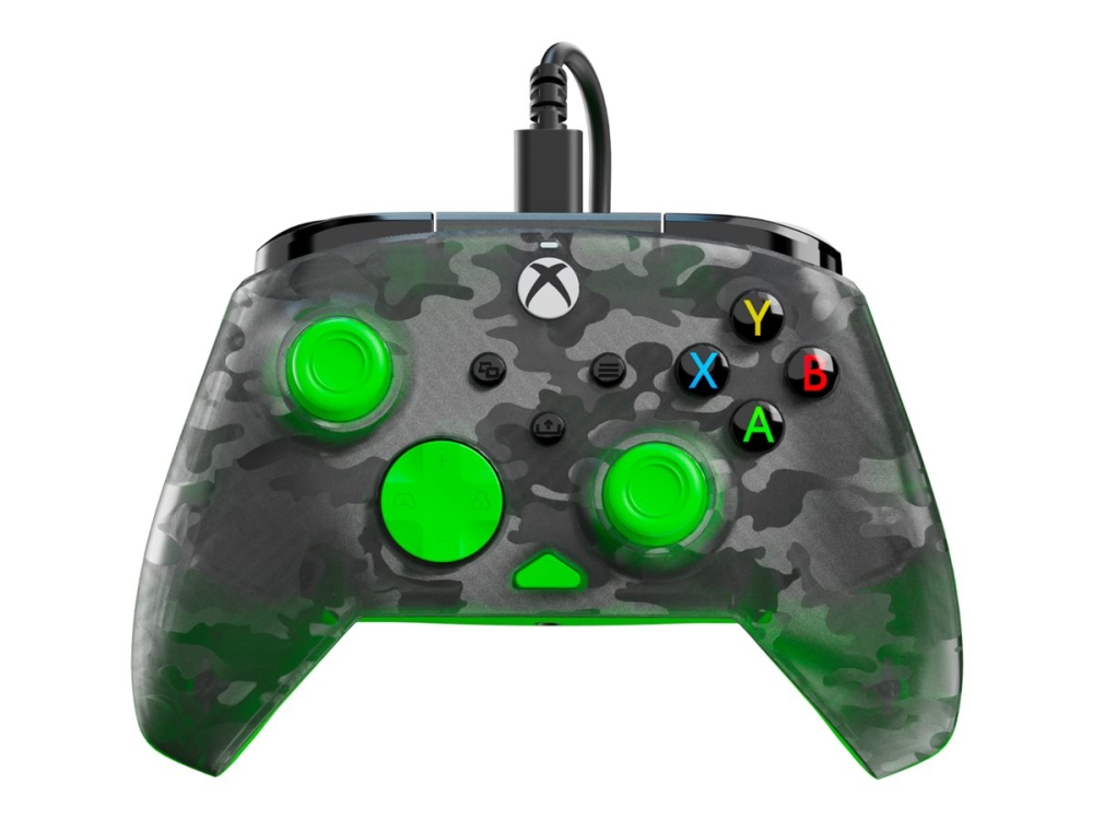 Turtle Beach Rematch Core - Spelkontroll - kabelansluten - ghost black camo, grön - för PC, Microsoft Xbox One, Microsoft Xbox Series S, Microsoft Xbox Series X | Spel - Joystick och spelkontroller - Xbox Controller | GameStuff