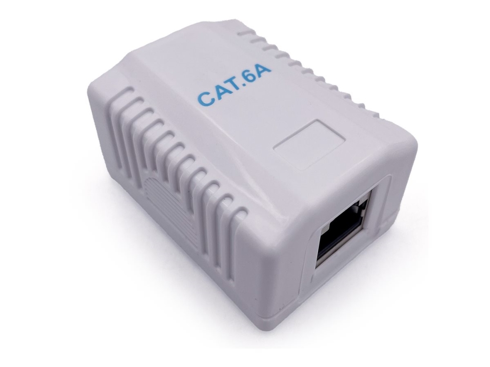Abgeschirmte Wanddose 1Xrj45 Kat. 6A Ftp Gembird