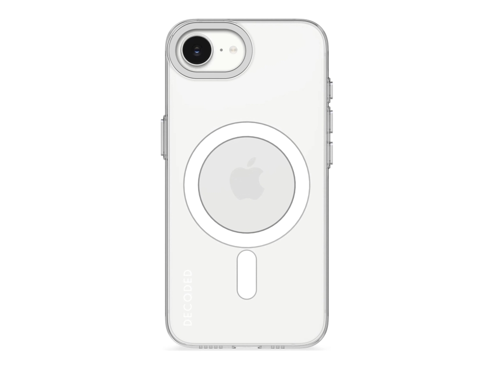 Fall Decoded Recyceltem Kunststoff Zurück. Iphone 16E Transparent Weiß