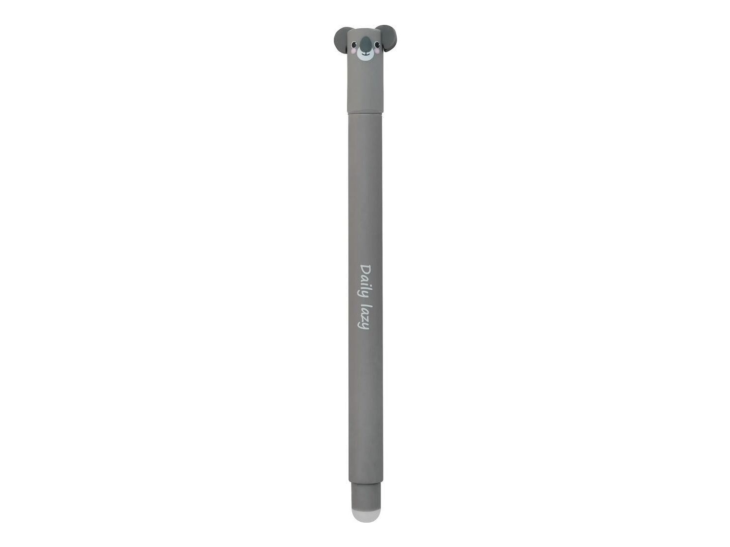 Eberhard Faber Erase It, Verschlossener Gelschreiber, Blau, Grau, Kunststoff, Gummi, 0,7 Mm, Rund