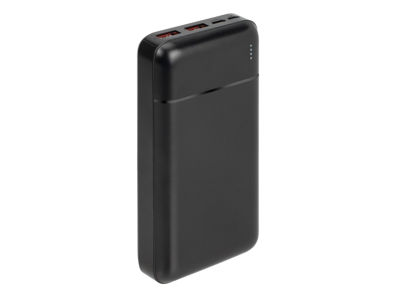 Rivacase Va2102, 20000 Mah, Lithium Polymer (Lipo), Quick Charge 3.0, 3,7 V, 22,5 W, Sort