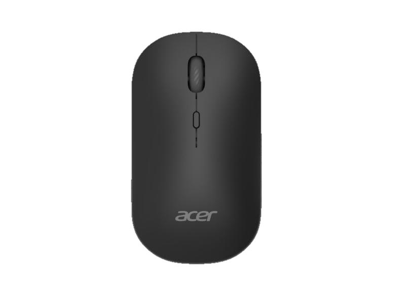 Acer Amr130 - Mus - Optisk - 4 Knapper - Trådløs - 2.4 Ghz, Bluetooth 5.2 - Trådløs Modtager (Usb) - Sort