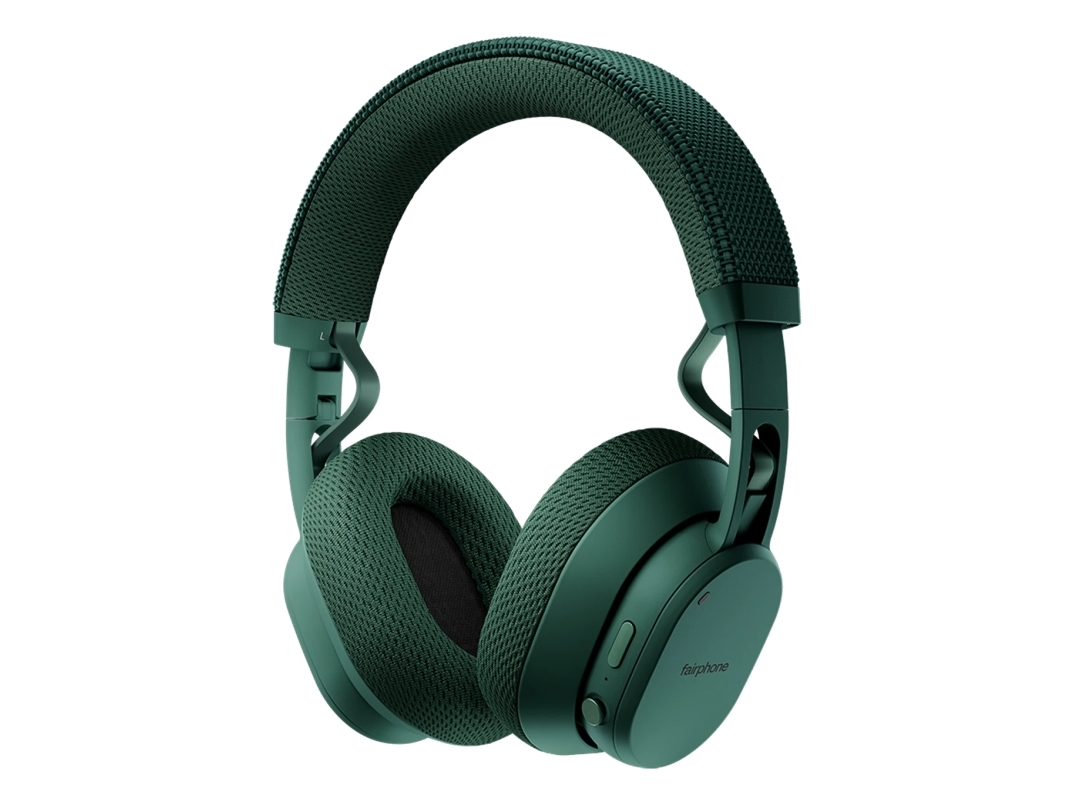 Fairphone FAIRBUDS XL - Hörlurar med mikrofon - fullstorlek - Bluetooth - trådlös