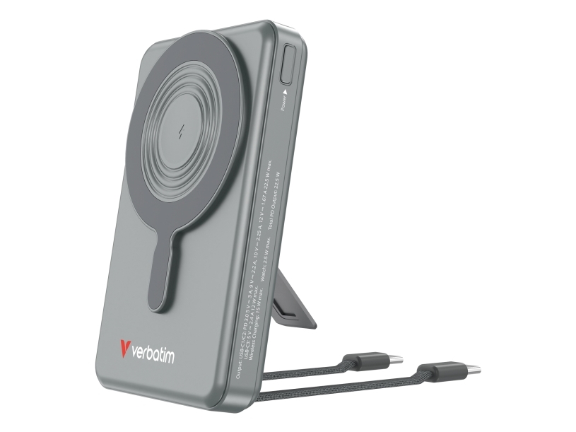 Verbatim 32272, 10000 Mah, Lithium Polymer (Lipo), Power Delivery 3.0, Quick Charge 3.0, Trådløs Opladning, 3,85 V, 52 W