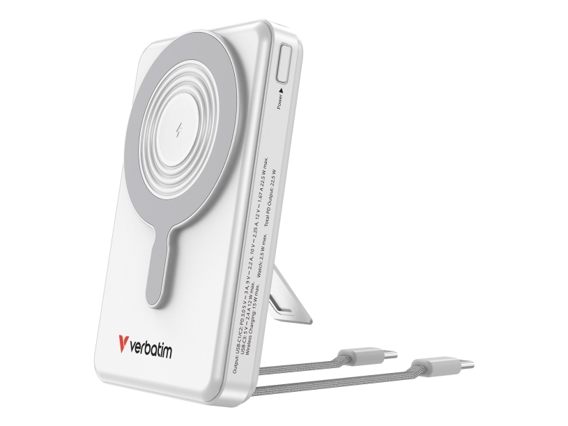 Verbatim 32273, 10000 Mah, Lithium Polymer (Lipo), Power Delivery 3.0, Quick Charge 3.0, Trådløs Opladning, 3,85 V, 52 W