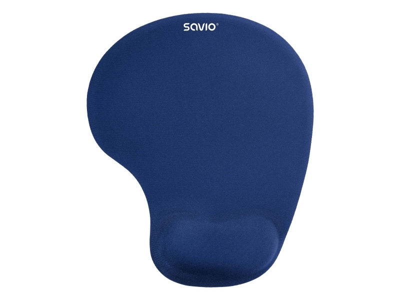 Savio Mp-01Nb Mouse Pad, Blau, Monochromatisch, Handgelenkauflage, Anti-Rutsch-Basis, Gaming-Mauspad
