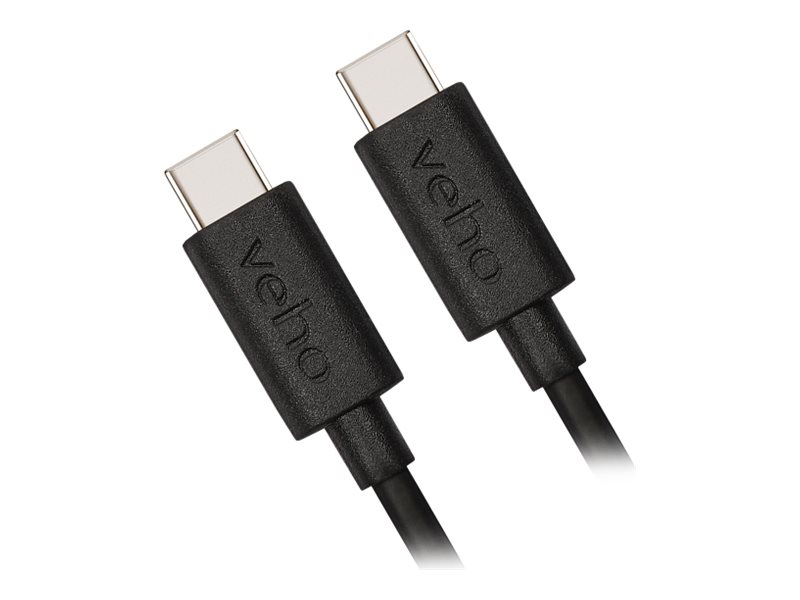 Veho - Usb-Kabel - Usb-C (Stecker) Auf Usb-C (Stecker) - 1 M - Laden Und Synchronisieren - Schwarz