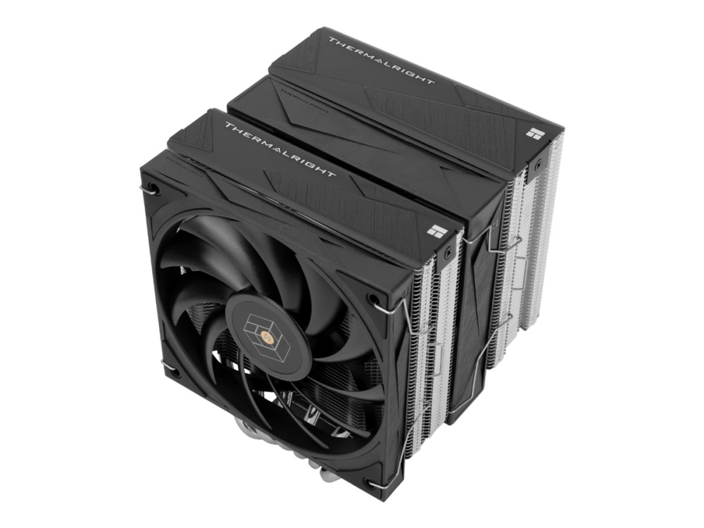 Thermalright Royal knight 120, Ilmanjäähdytin, 12 cm, 2150 RPM, musta, Hopea