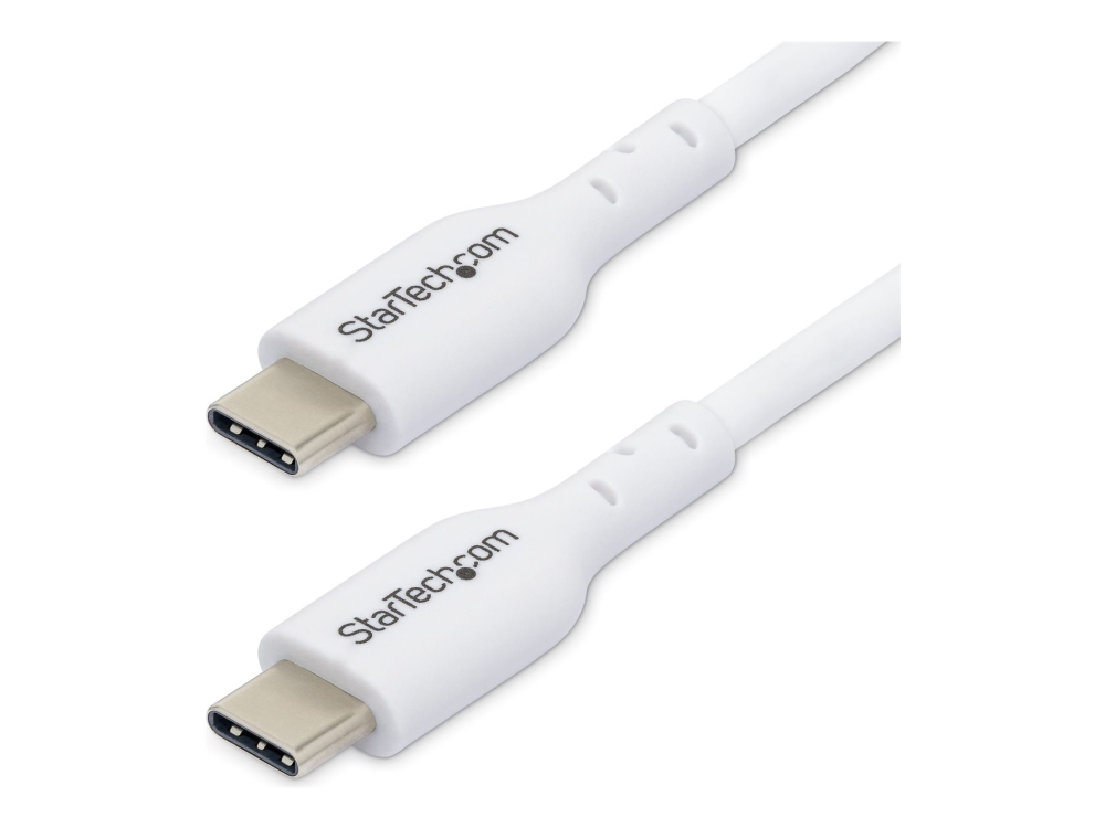 Startech - Usb-Kabel - Usb-C (Han) Til Usb-C (Han) - Usb 2.0 - 3 A - 2 M - Usb Power Delivery (60W) - Hvid (Pakke Med 2)