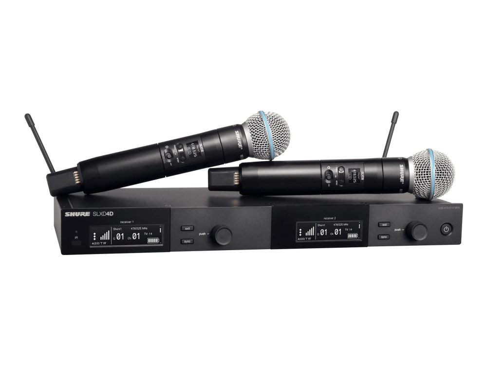 Shure Slx-D Slxd24d/B58 - G59 Band - Mikrofonanlage
