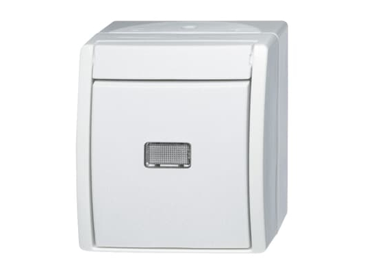 Busch Jaeger 2601/6 Wgl-54 Elektrisk Afbryder 1P Hvid (1085-0-1626)