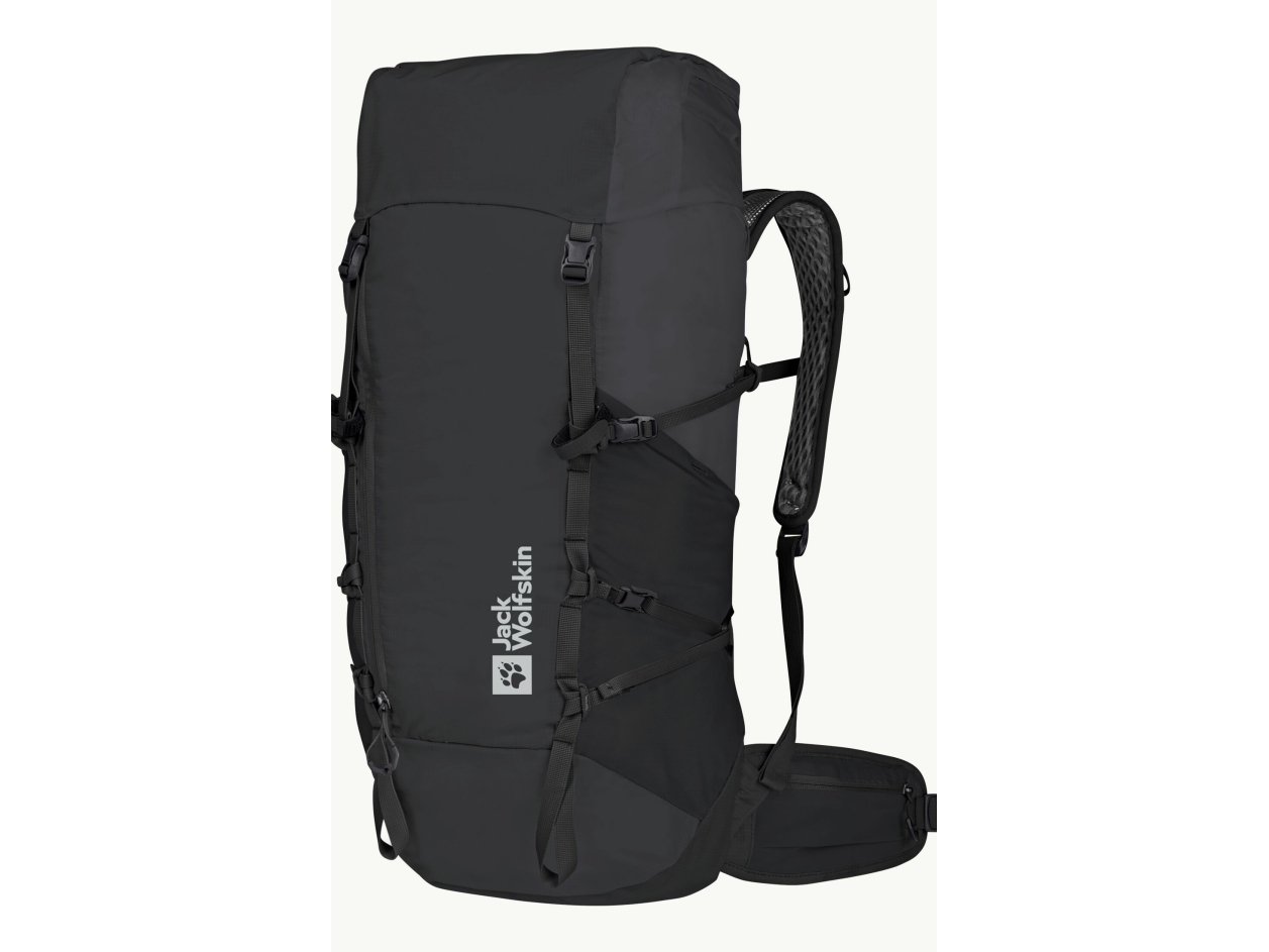 Jack Wolfskin Prelight Shape 25, Hiking, Black, Unisex, Polyamide, Polyester, Hydration system compartment, Zipper