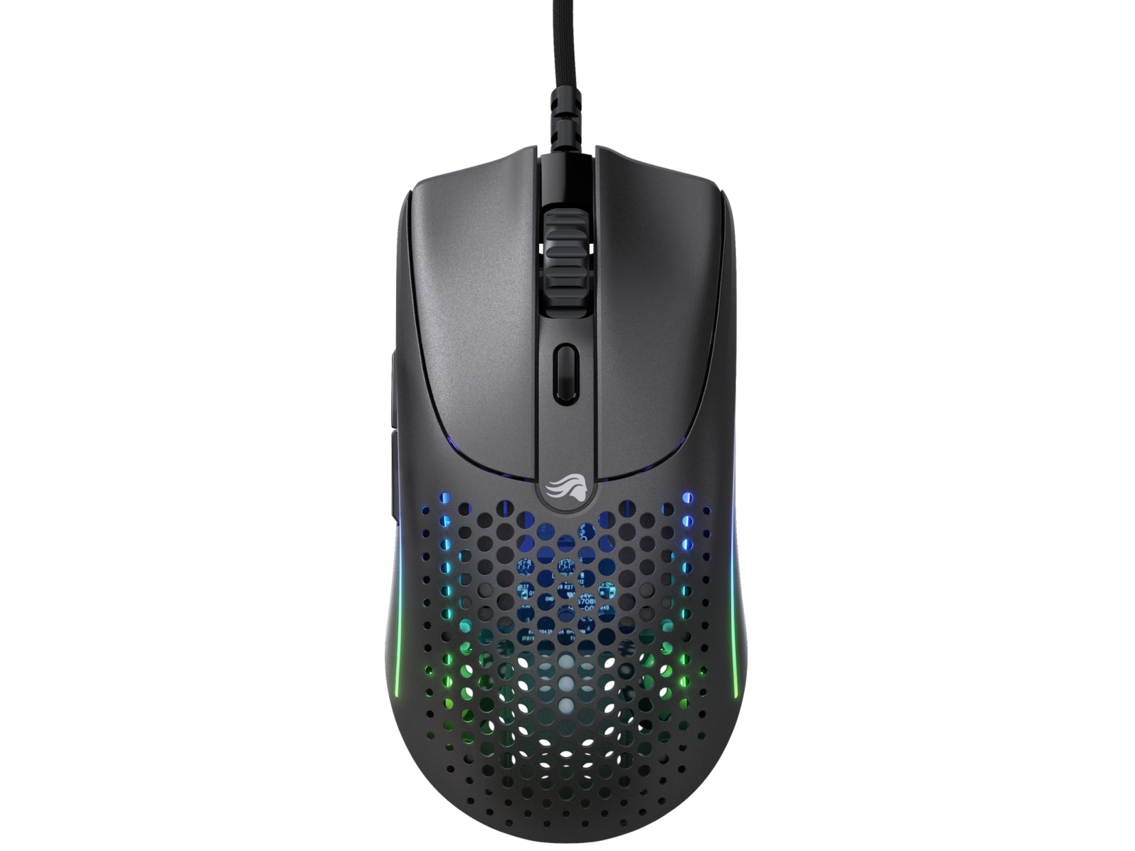 Glorious Model O 2 - Matte Black - Gaming Mus - Optisk - 6 knapper - Sort med RGB lys