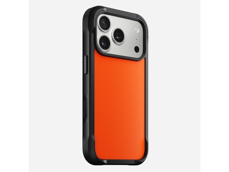 Nomad Rugged Case, Suojus, Apple, iPhone 17 Pro, 16 cm (6.3), Oranssi