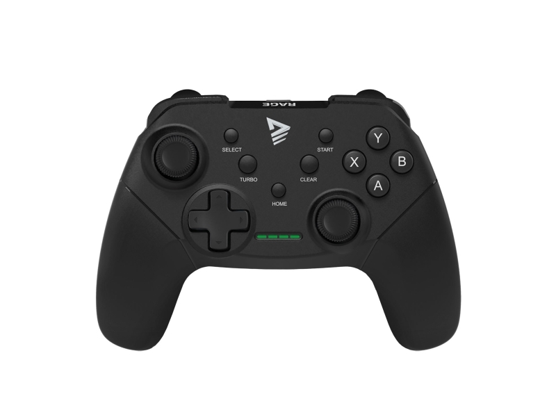 Savio Rage Wireless - Gamepad - Tradlo, Gamepad, Pc, Playstation 3, Knappen Ryd Hukommelse, Hjemknap, Knappen Start, Knappen Turbo, Analog, Kabel & T