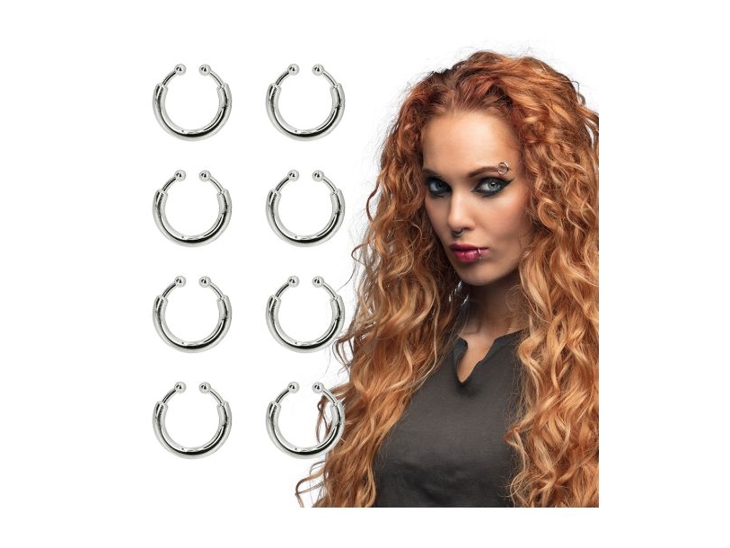 Falsche Piercings, 8 Stück