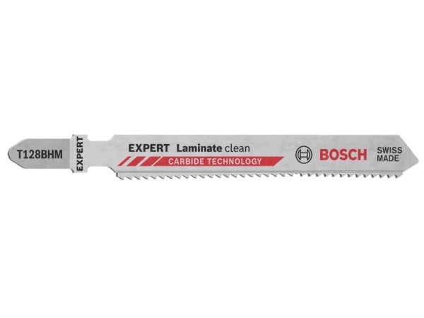 Bosch T128bhm, Stichsägeblatt, Laminat, Gipskarton, Polyvinylchlorid (Pvc), Hartmetall, Edelstahl, 1,8 Mm, 1,5 Cm