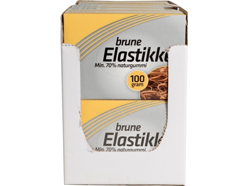 Elastikker, Consumer, Brun - (16 Stk.)