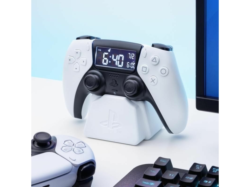 Paladone PP9405PS, Digital väckarklocka, Svart, Vit, LCD, 158 mm, 1 styck, USB | Huset - Säkerhet & Larm - Klockor och väckarklockor | GameStuff