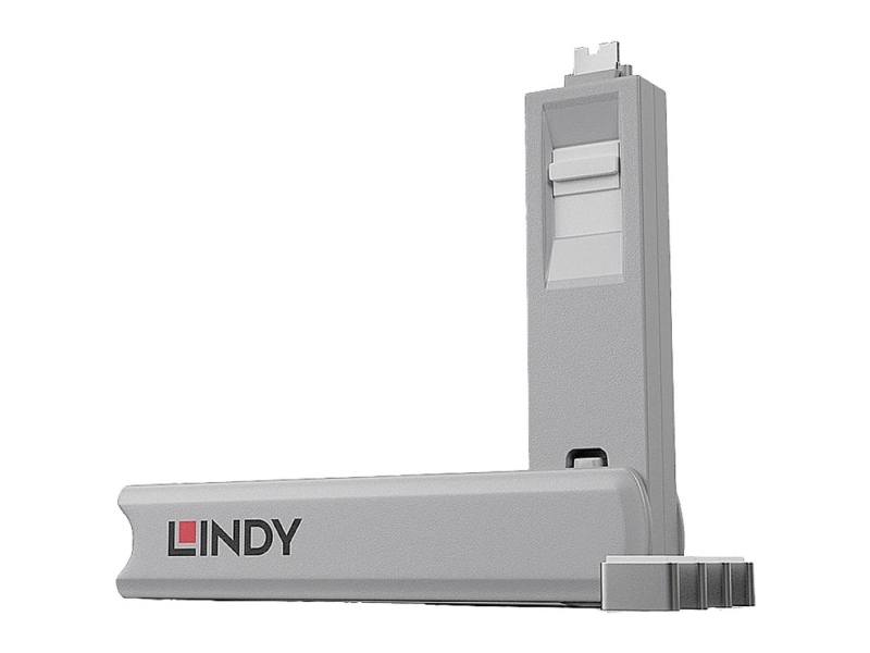 Lindy 40427, Portblockerare + nyckel, USB Type-C, Vit, 5 styck, 10 g | Datortillbehör - Övriga datortillbehör - Övriga tillbehör | GameStuff