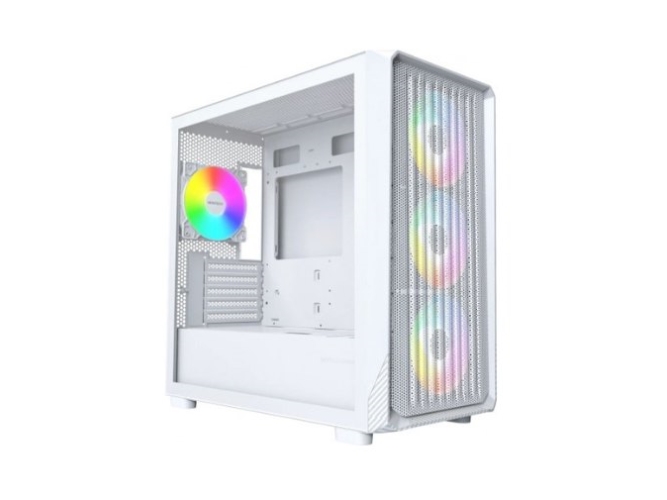 Montech X5m Glass Microatx White Computer Case