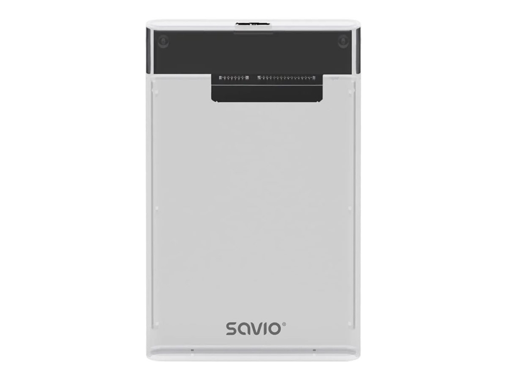 Savio Ak-66, Hdd / Ssd-Gehäuse, 2.5", Sata, Serial Ata Ii, Serial Ata Iii, 5 Gbit/S, Usb Anschluss, Schwarz, Transparent
