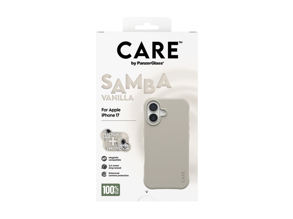 Panzerglass Care By Samba Case Vanilla M. Magsafe Iphone 17, Cover, Apple, Apple - Iphone 17, Beige