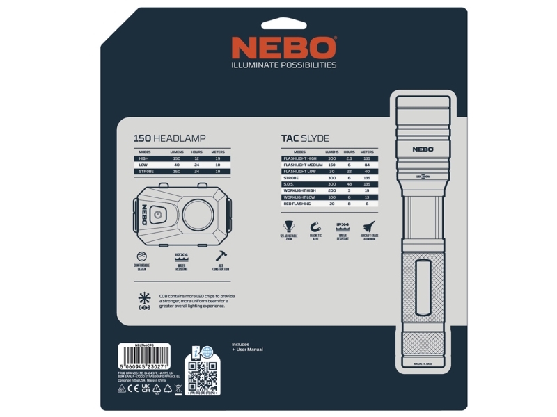 NEBO Tac slyde & Pandelampe sampak - 2428080
