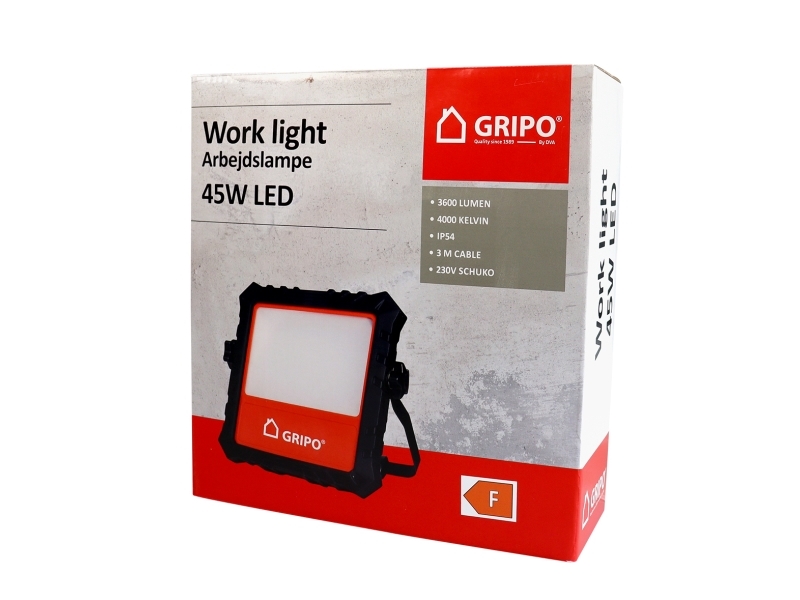 Gripo Arbeitsleuchte 45W Schuko - 2417351
