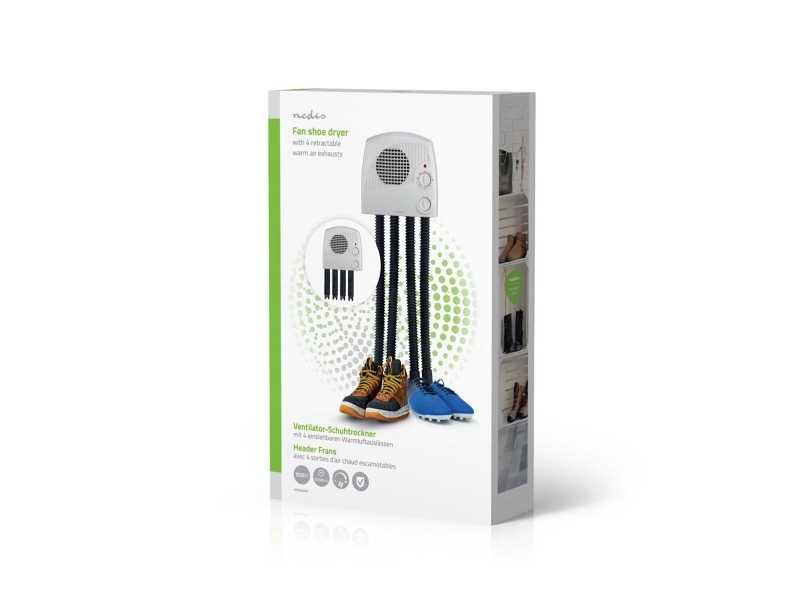 NEDIS Skotork 350W för 2 par skor - 2546743 | Kläder & Säkerhet - Värmeplagg - Sulor | GameStuff