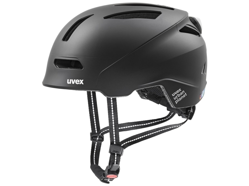 UVEX HELMET URBAN PLANET LED BLACK MATT (S4130650100) - 58-61