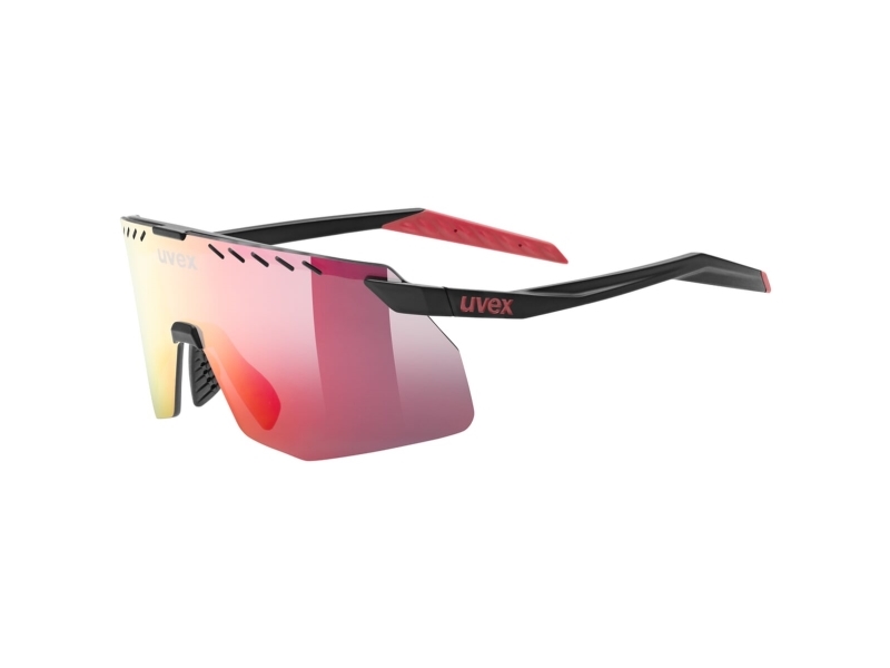 Akiniai Uvex pace stage s juodas matt / mirror red | Cykling - Kläder - Cykelglasögon | GameStuff