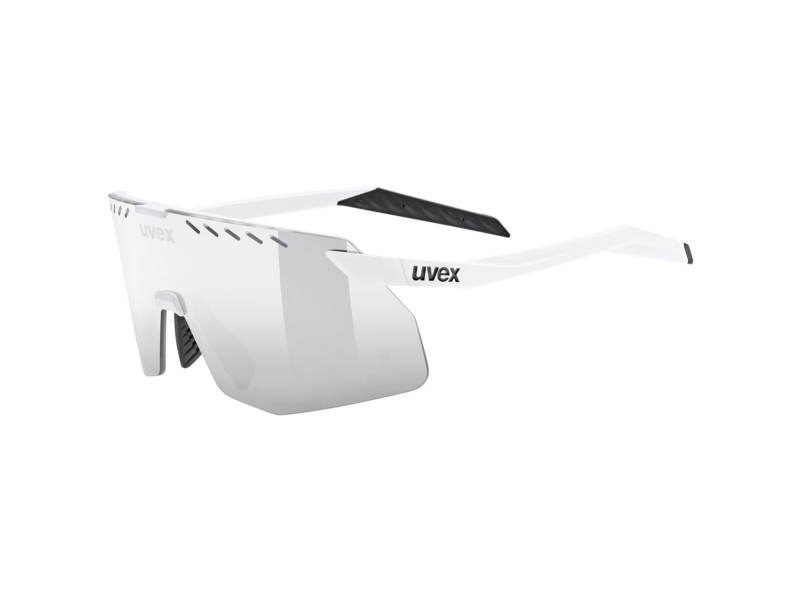 Akiniai Uvex pace stage s baltas matt / spegel sidabrinis | Cykling - Kläder - Cykelglasögon | GameStuff