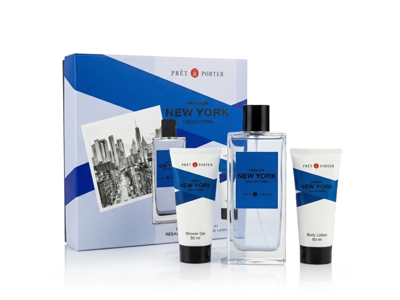 Prêt À Porter Fashion Collection New York Edp 100 Ml + Sg 50 Ml + Bl 50 Ml (Man)