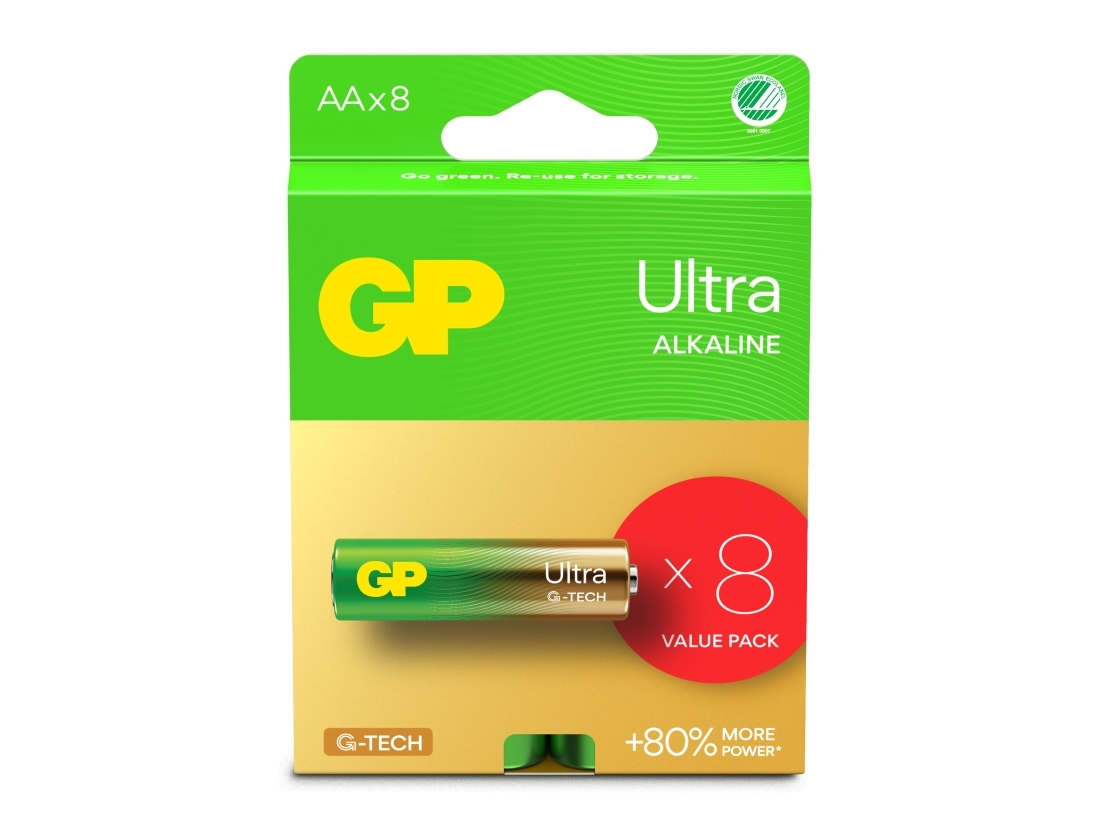 Alkalibatterie Aa / Lr6 Gp Super Alkaline G-Tech - 8 Stück